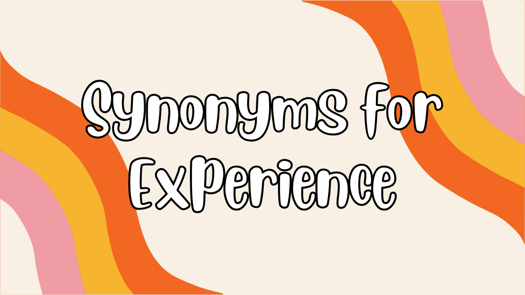 Synonyms for Experience